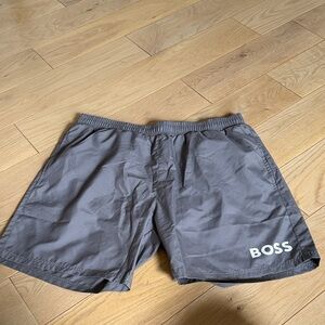 BOSS Charcoal Swim shorts